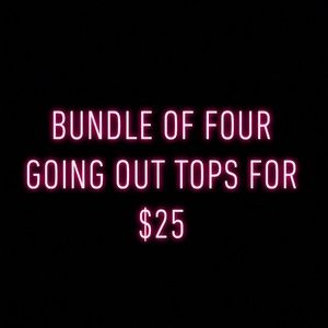 Four going out tops - three body suits